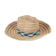 Exquisite J Raffia Sombrero Hat - MultiColour Beige, Dam