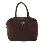 Prada Vintage Pre-owned Tyg prada-vskor Brown, Dam