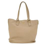 Prada Vintage Pre-owned Laeder prada-vskor Beige, Dam