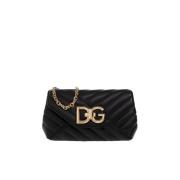 Dolce & Gabbana ‘Lop’ vadderad axelväska Black, Dam