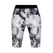 Versace Jeans Couture Shorts med logotyp Gray, Dam