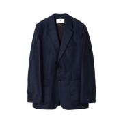 Ami Paris Klassisk Krage Blazer Blue, Herr