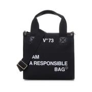 V73 Stilren och praktisk Tote Bag Black, Dam