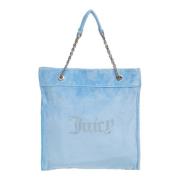 Juicy Couture Hög Toteväska med Logotyp Blue, Dam