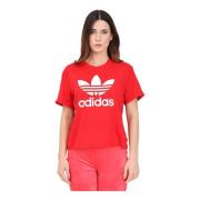 Adidas Originals Röd Adicolor Better Scarlet Dam Oversized T-shirt Red...