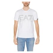 Emporio Armani EA7 Herr 3Dpt37 Pjmuz T-Shirt White, Herr