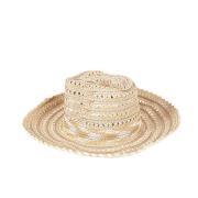 Exquisite J Raffia Sombrero Hatt - Beige Beige, Dam