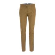 PT Torino Cropped Trousers Brown, Herr