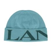 Lanvin Räfflad Ullhatt Green, Unisex