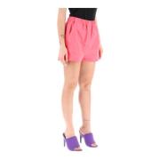 Msgm Shorts med elastisk midja Pink, Dam