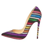 Christian Louboutin Pre-owned Pre-owned Tyg klackskor Multicolor, Dam