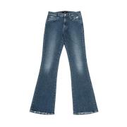 Khaite Flared Jeans Blue, Dam