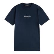 Dsquared2 Cool Fit Logo T-Shirt Blue, Herr