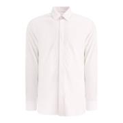 Givenchy Poplin Bomullsskjorta White, Herr