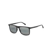 Maui Jim Makamae 619-02 Matte Black Sunglasses Black, Unisex