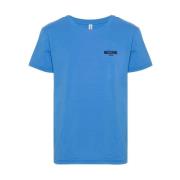 Moschino Blåa Logo T-shirts och Polos Blue, Herr