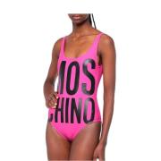 Moschino Stiligt badkläder Pink, Dam