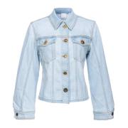 Pinko Denim Comfort Baby Blue Jacka Blue, Dam