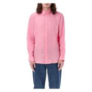 Ralph Lauren Florida Pink Custom Fit Skjorta Pink, Herr
