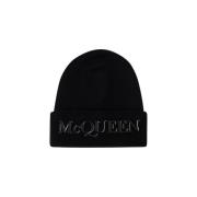 Alexander McQueen Tyg hattar-och-kepsar Black, Unisex