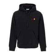 Carhartt Wip American Script Hoodie Black, Herr