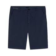 Paul & Shark Bomullsstretch Shorts - Modell 24414023 Blue, Herr