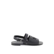 Dolce & Gabbana Quiltade DG Logo Sandaler Black, Herr