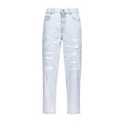 Pinko Ljusa Mom-Fit Jeans med Revor White, Dam