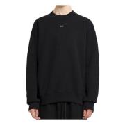 Off White Off Stamp Skate Crewneck Sweatshirt Black, Herr