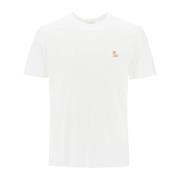 Maison Kitsuné Chillax Fox Crew-Neck T-Shirt White, Herr