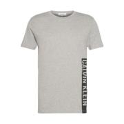 Calvin Klein Vertikal Logoskjorta med Band Gray, Herr