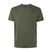 Tom Ford Pale Army Crew Neck T-Shirt Green, Herr