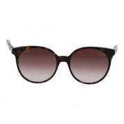 Gucci Vintage Pre-owned Tyg solglasgon Brown, Dam