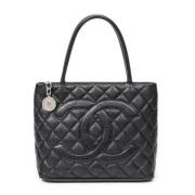 Chanel Vintage Pre-owned Laeder chanel-vskor Black, Dam