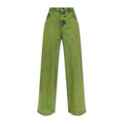 Marni Breda jeans Green, Dam
