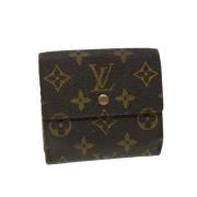 Louis Vuitton Vintage Pre-owned Belagd canvas plnbcker Brown, Dam