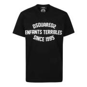 Dsquared2 Svart Cool Fit T-Shirt Black, Herr