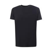 Emporio Armani Svart Crew-neck T-shirt - Regular Fit Black, Herr