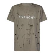 Givenchy Gröna T-shirts & Polos för män Green, Herr