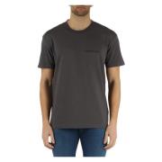 Calvin Klein Jeans Bomull T-shirt med Logo i relief Gray, Herr