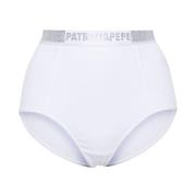 Patrizia Pepe Vit Strass Slip-on Underkläder White, Dam