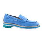 Pertini Stiliga Moccasin Loafers för Kvinnor Blue, Dam