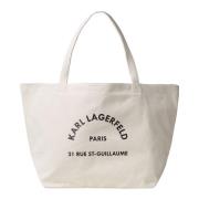 Karl Lagerfeld Tote Bags Beige, Dam