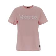 Versace Kortärmad bomull T-shirt Pink, Dam