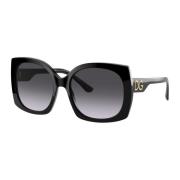Dolce & Gabbana Svart/Gråtonade solglasögon Black, Dam