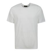 Herno Vit Ss23 Herr T-shirt i Bomull White, Herr