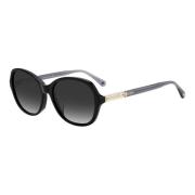 Kate Spade Black/Dark Grey Shaded Sunglasses Yael/F/S Black, Dam