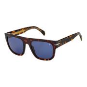 Eyewear by David Beckham DB 7044/S Sunglasses in Dark Havana/Blue Brow...