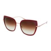 Barton Perreira Red/Brown Shaded Sunglasses Multicolor, Dam