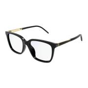 Saint Laurent Black Gold Eyewear Frames SL M106 Black, Unisex